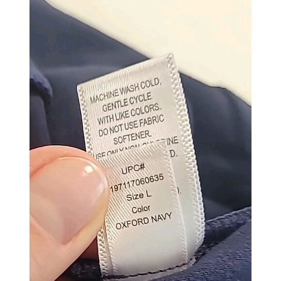 Cuddl Duds Oxford Navy Flexwear Wide Leg Jumpsuit | Women’s Large - Picture 12 of 12